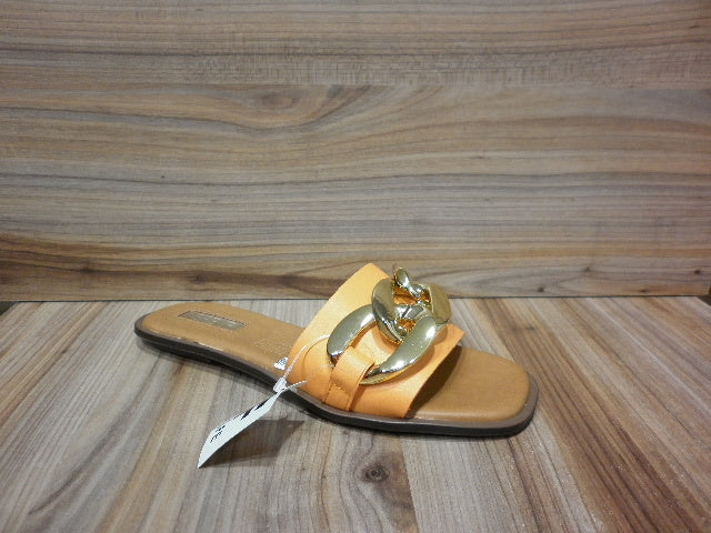 Sandalias EFE Dama Color Naranja con Herraje 234001