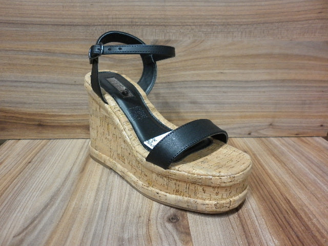 Sandalias con Tacón Corrido EFE Dama Color Negro 239303