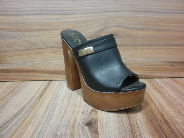 Sandalias RODVEN Dama Color Negro 9015