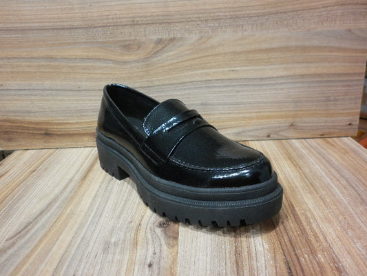Mocasines Hispana Dama Charol Negro 13451