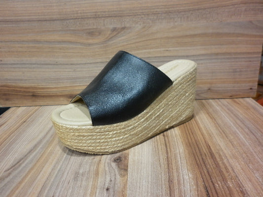 Sandalias con Plataforma Hispana Dama Color Negro 14701