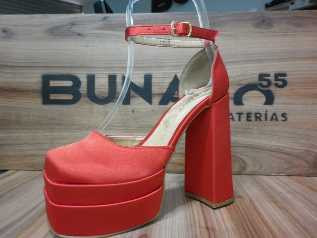 Zapatillas de fiesta Michells Dama Color Rojo 1501