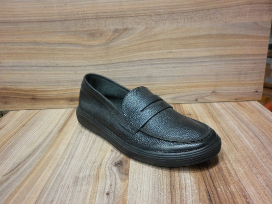 Mocasines Hispana Dama Color Negro de Piel 15364