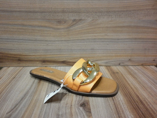 Sandalias EFE Dama Color Naranja con Herraje 234001
