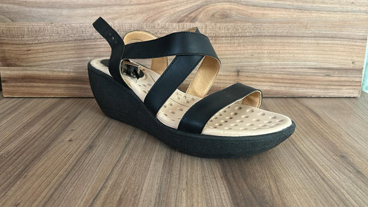 Sandalias D´caleta Dama Color Negro 2353