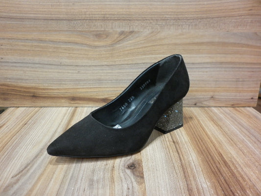 Zapatillas Tacón Bajo EFE Dama Color Negro 330903