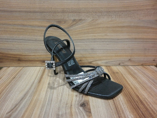 Zapatillas de Fiesta EFE Dama Color Plata y Negro 332904